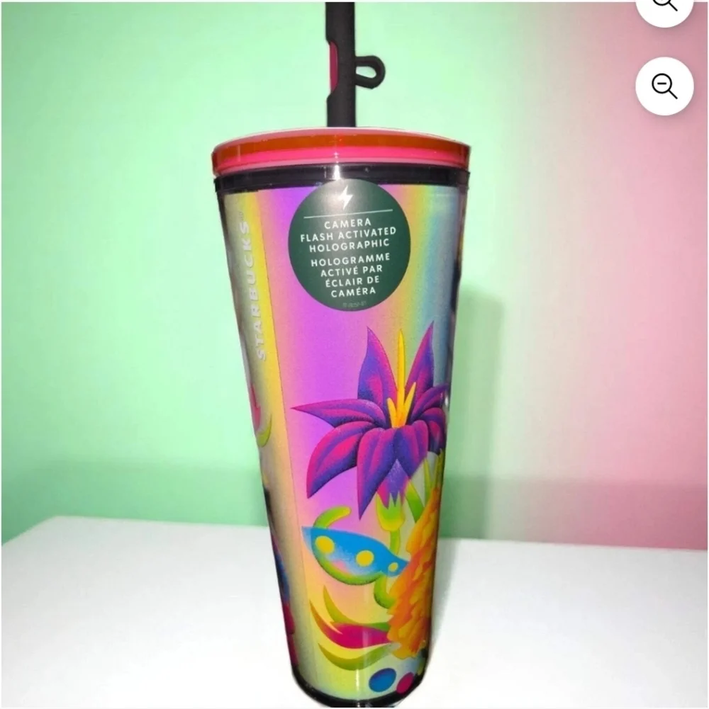 Starbucks Holographic 2025 Da De Los Muertos collection
